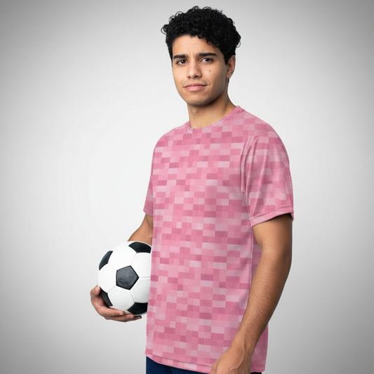 Lite Pink Wool Textured Unisex T-Shirt