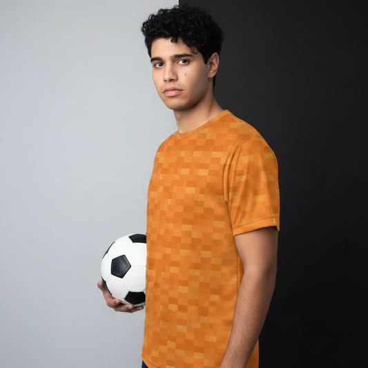 ORANGE Wool Textured Unisex T-Shirt