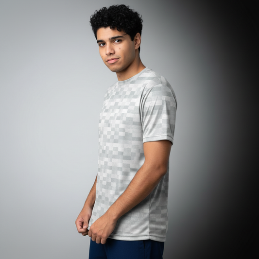 White Wool Textured Unisex T-Shirt