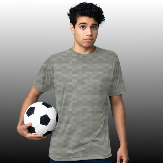 Light Grey Wool Textured Unisex T-Shirt