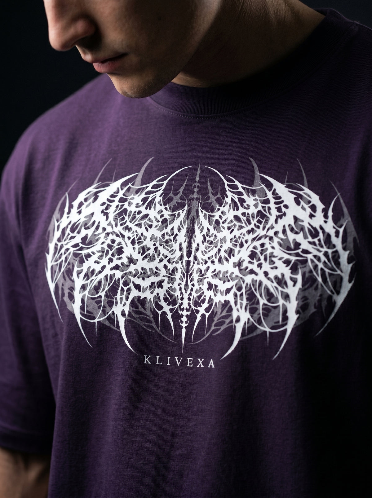 Klivexa Oblivian Collection Oversized Heavyweight Unisex T-Shirt-White