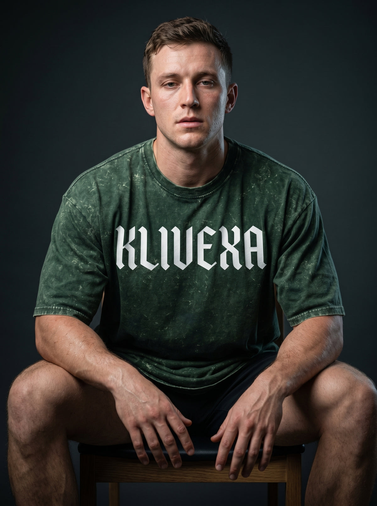 Klivexa Unisex Acid Washed Oversized Premium Tee