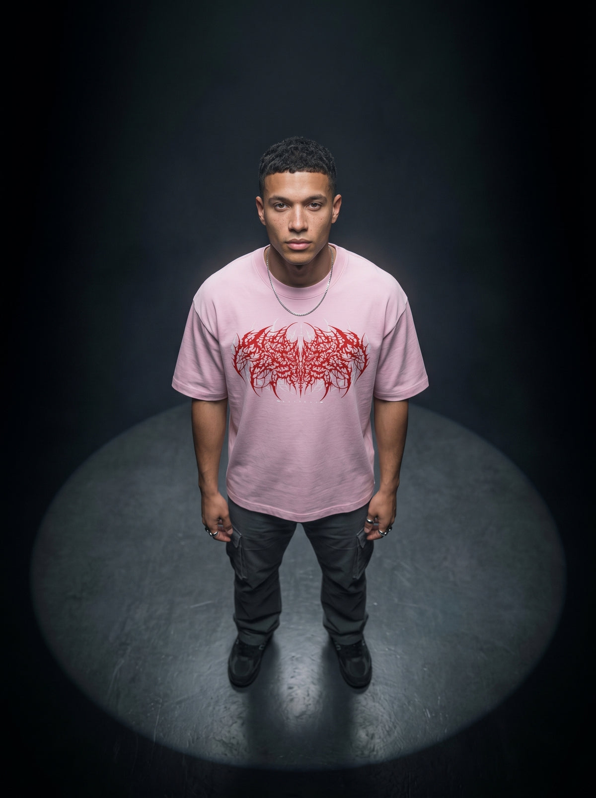 Klivexa Oblivian Collection Oversized Heavyweight Unisex T-Shirt-Red