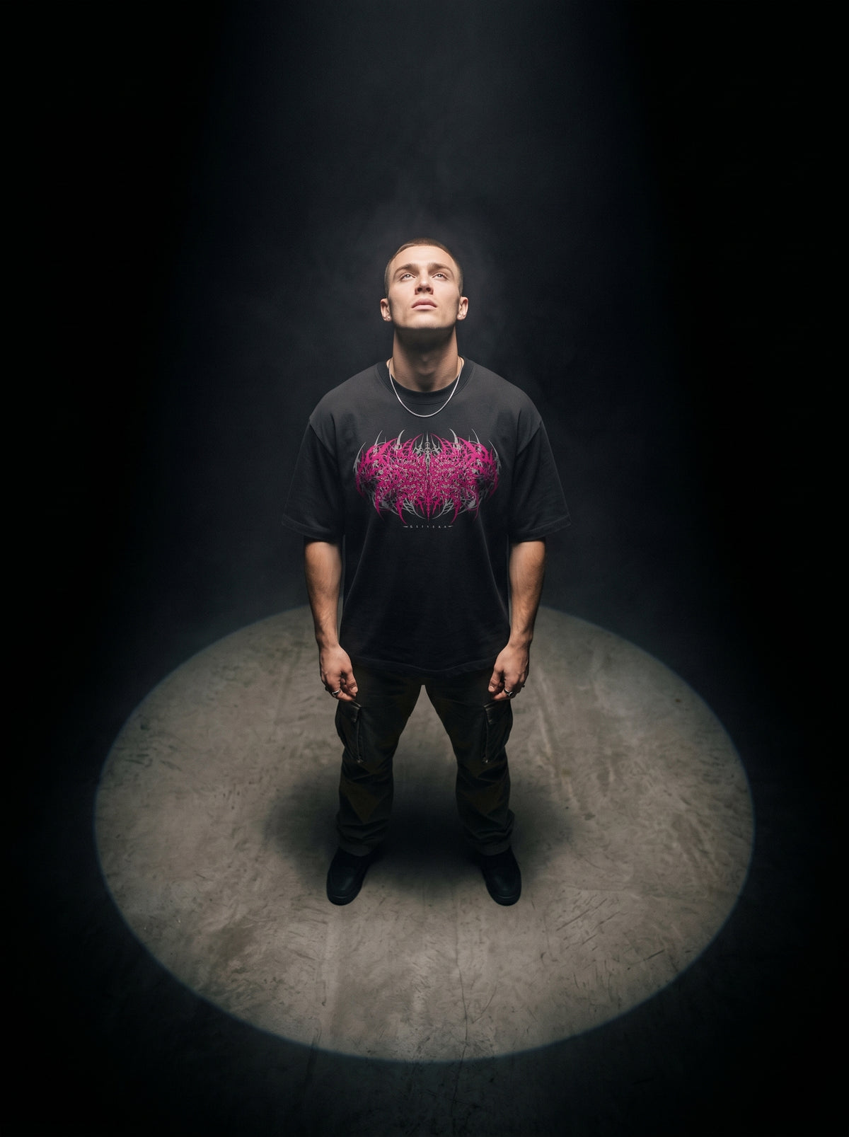 Klivexa Oblivian Collection Oversized Heavyweight Unisex T-Shirt-Purple