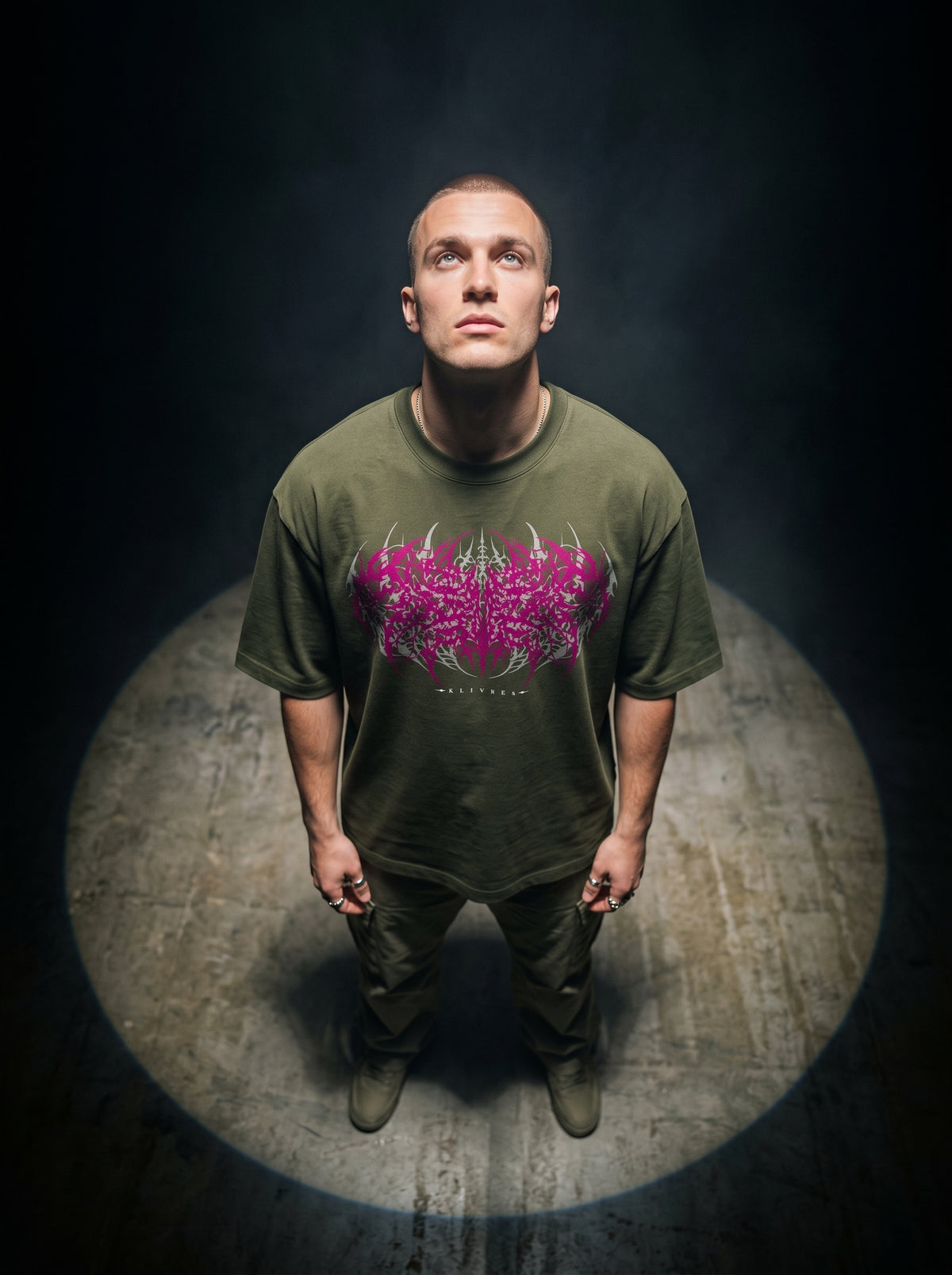 Klivexa Oblivian Collection Oversized Heavyweight Unisex T-Shirt-Purple