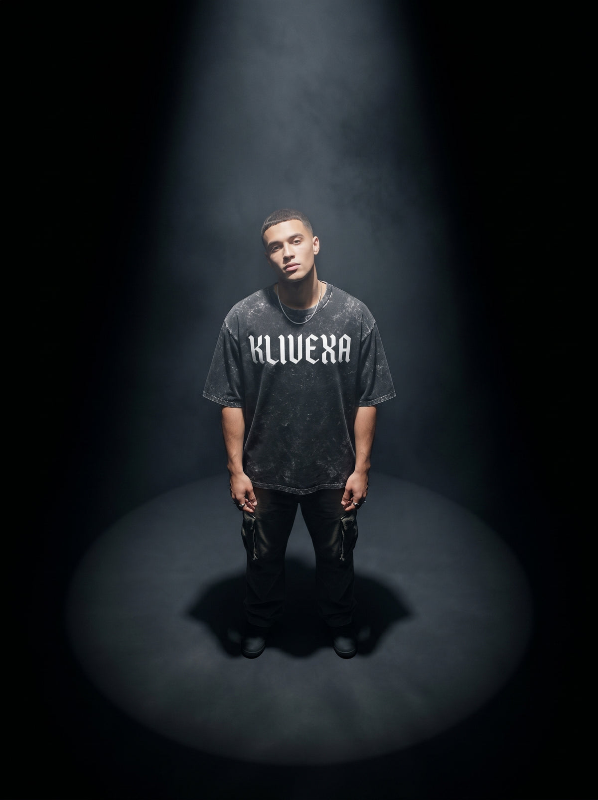Klivexa Unisex Acid Washed Oversized Premium Tee