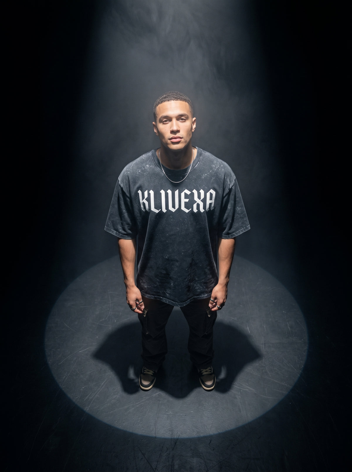 Klivexa Unisex Acid Washed Oversized Premium Tee