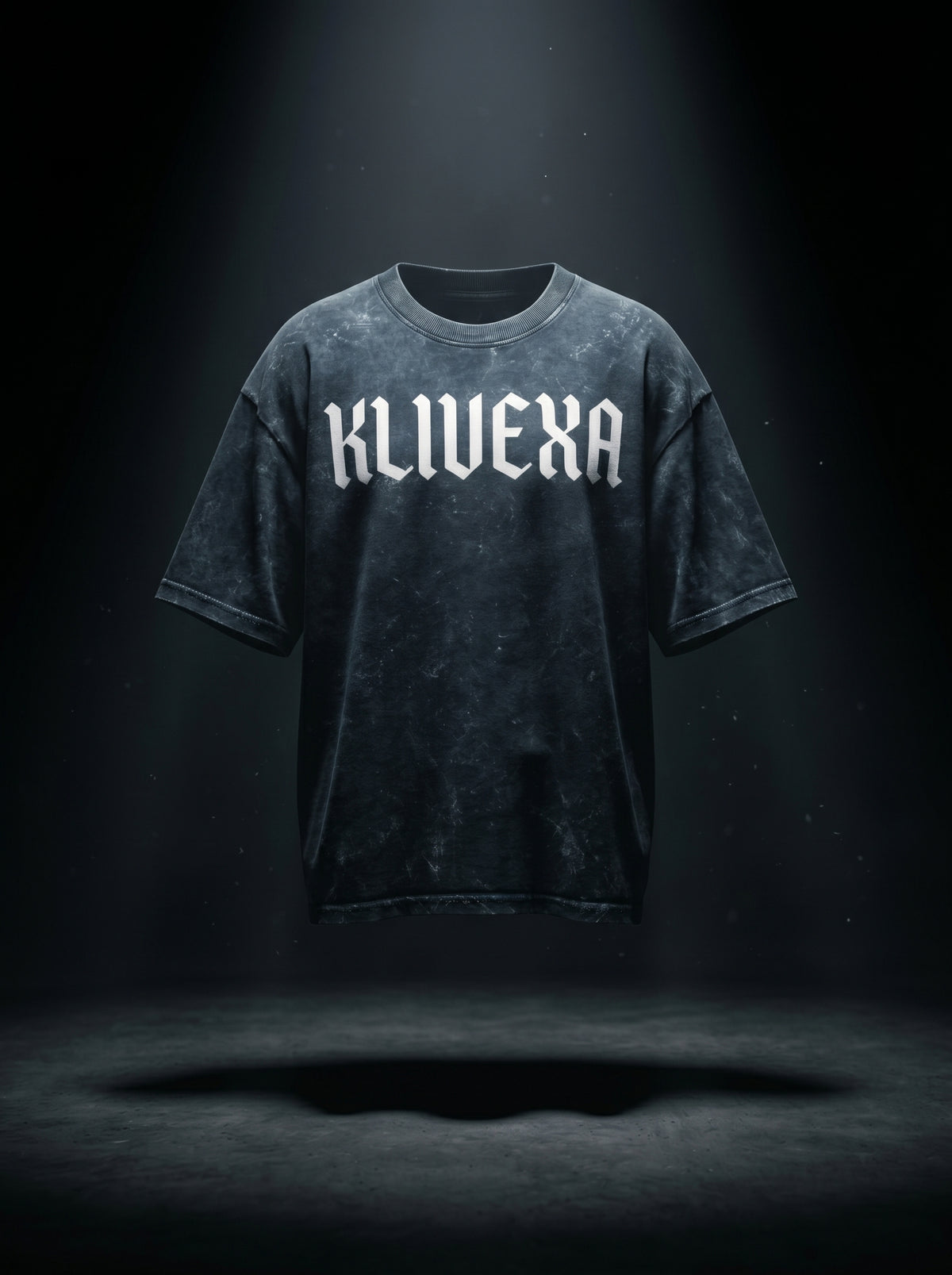 Klivexa Unisex Acid Washed Oversized Premium Tee