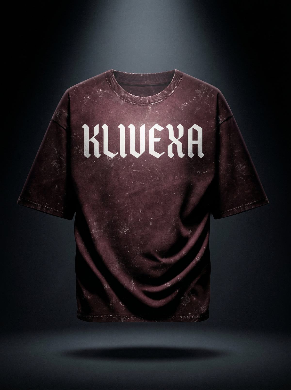 Klivexa Unisex Acid Washed Oversized Premium Tee