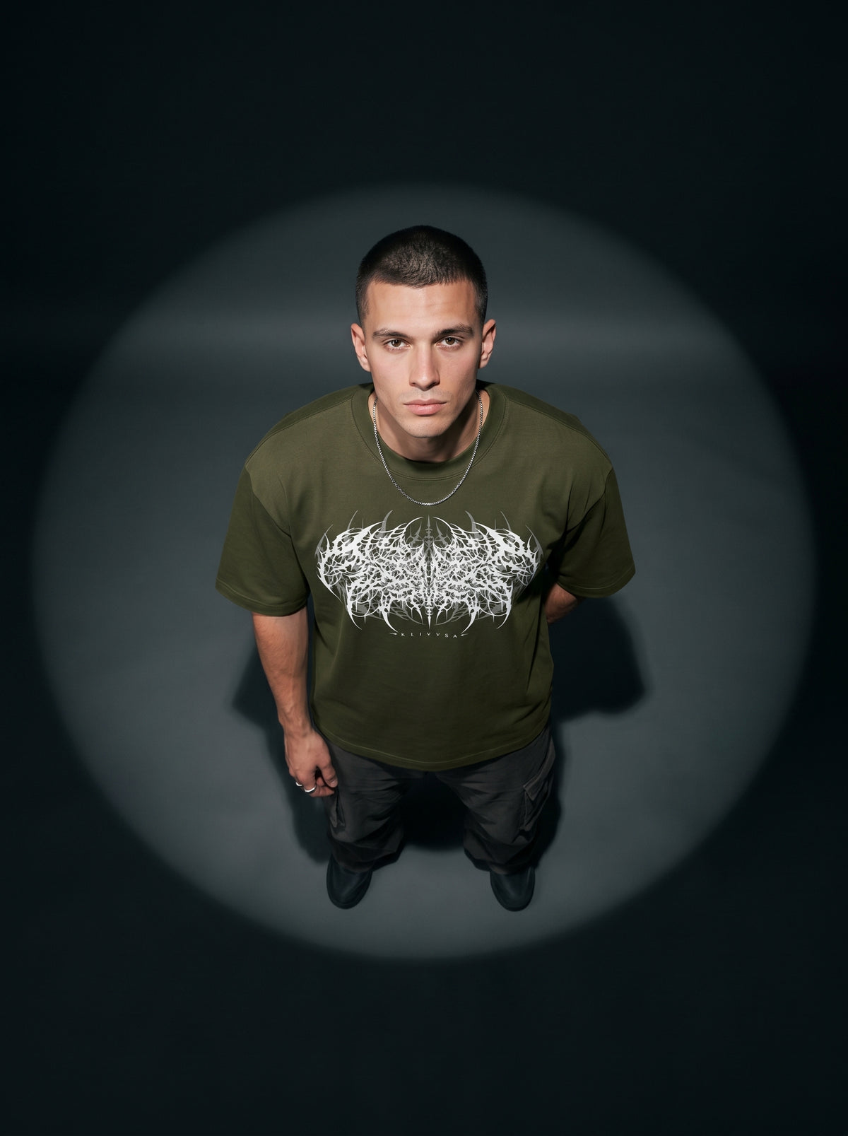 Klivexa Oblivian Collection Oversized Heavyweight Unisex T-Shirt-White