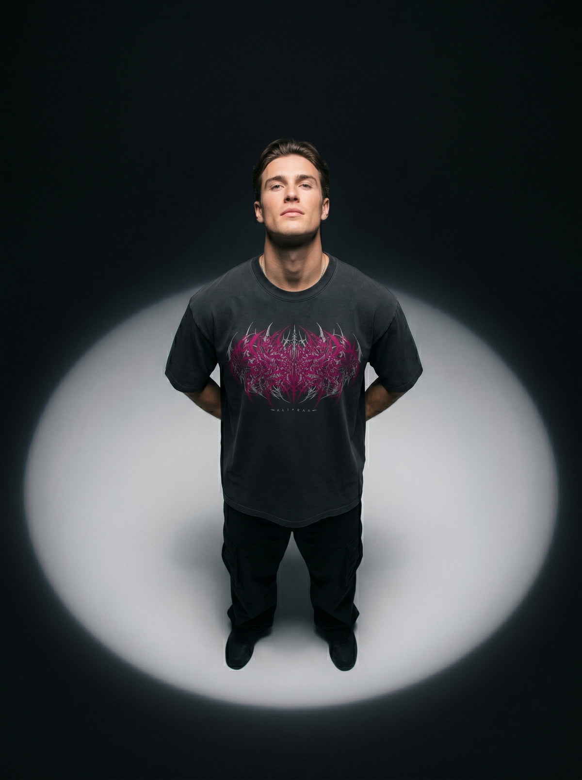 Klivexa Oblivian Collection Oversized Heavyweight Unisex T-Shirt-Purple