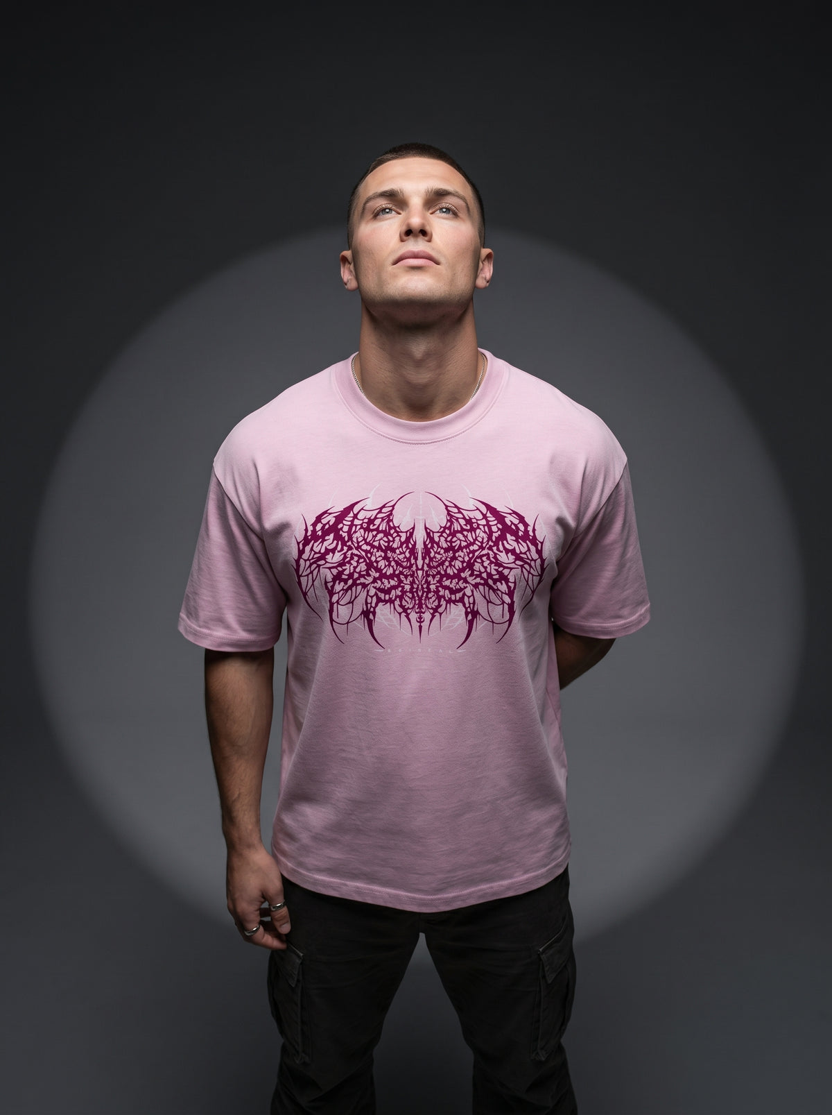 Klivexa Oblivian Collection Oversized Heavyweight Unisex T-Shirt-Purple
