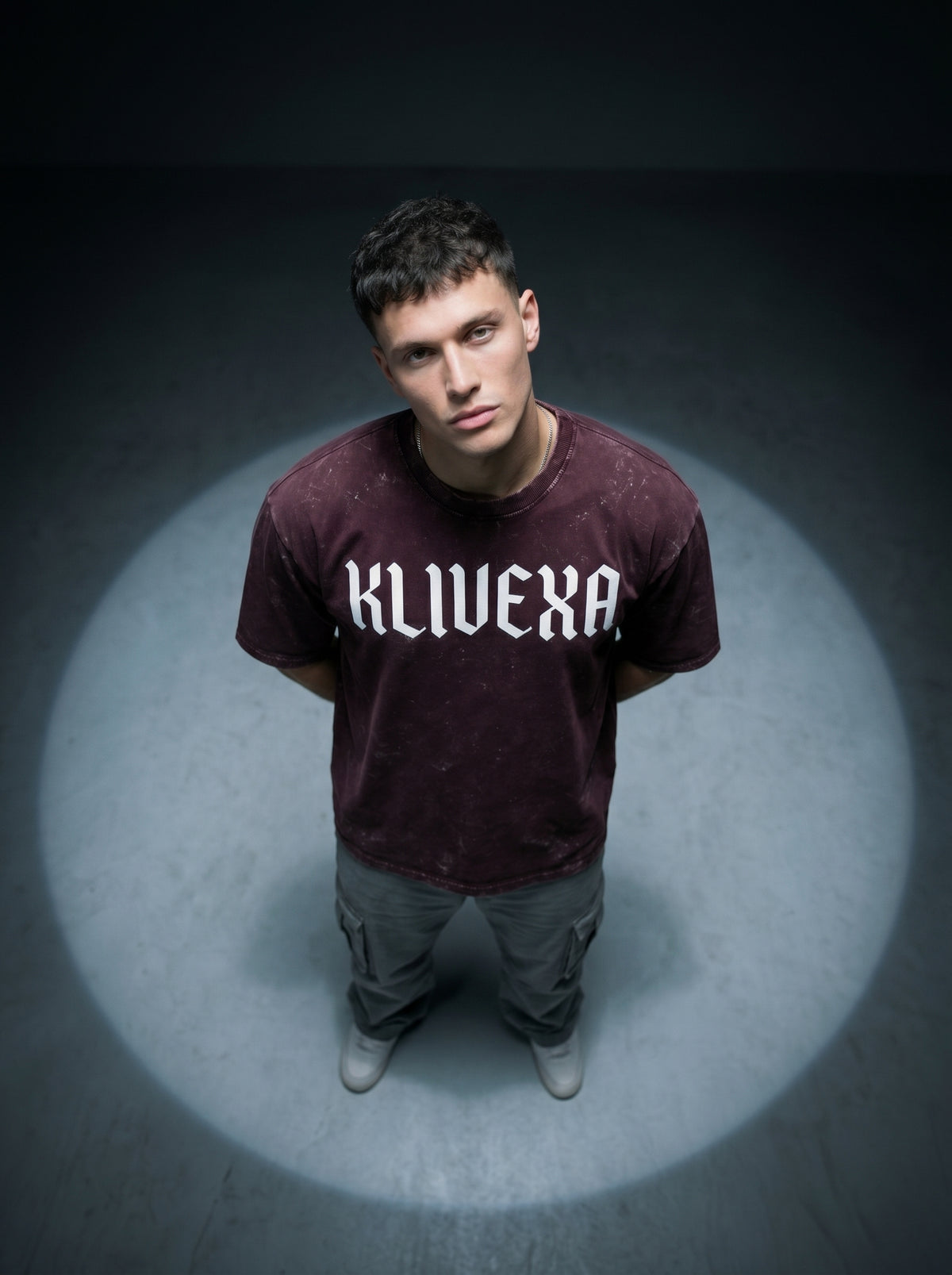 Klivexa Unisex Acid Washed Oversized Premium Tee