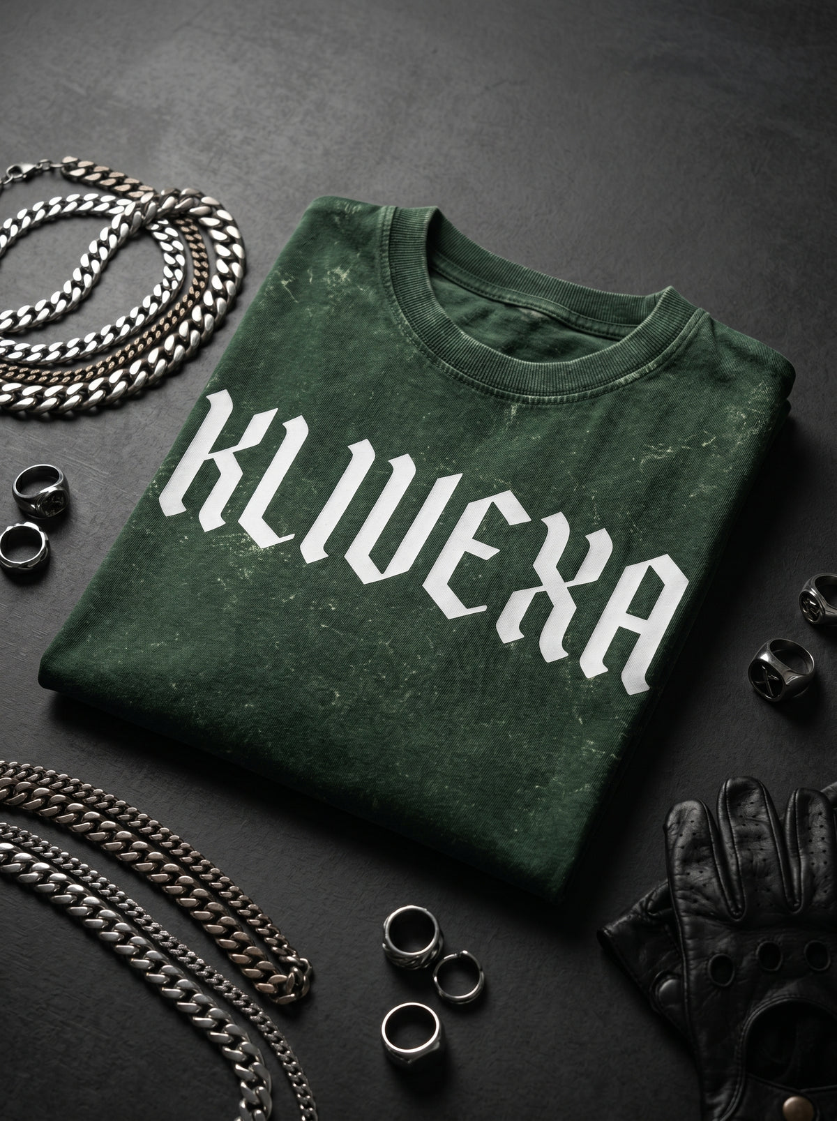 Klivexa Unisex Acid Washed Oversized Premium Tee