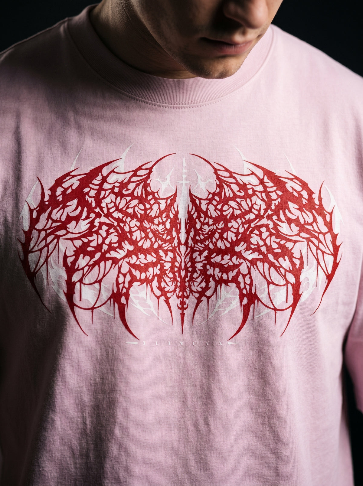 Klivexa Oblivian Collection Oversized Heavyweight Unisex T-Shirt-Red
