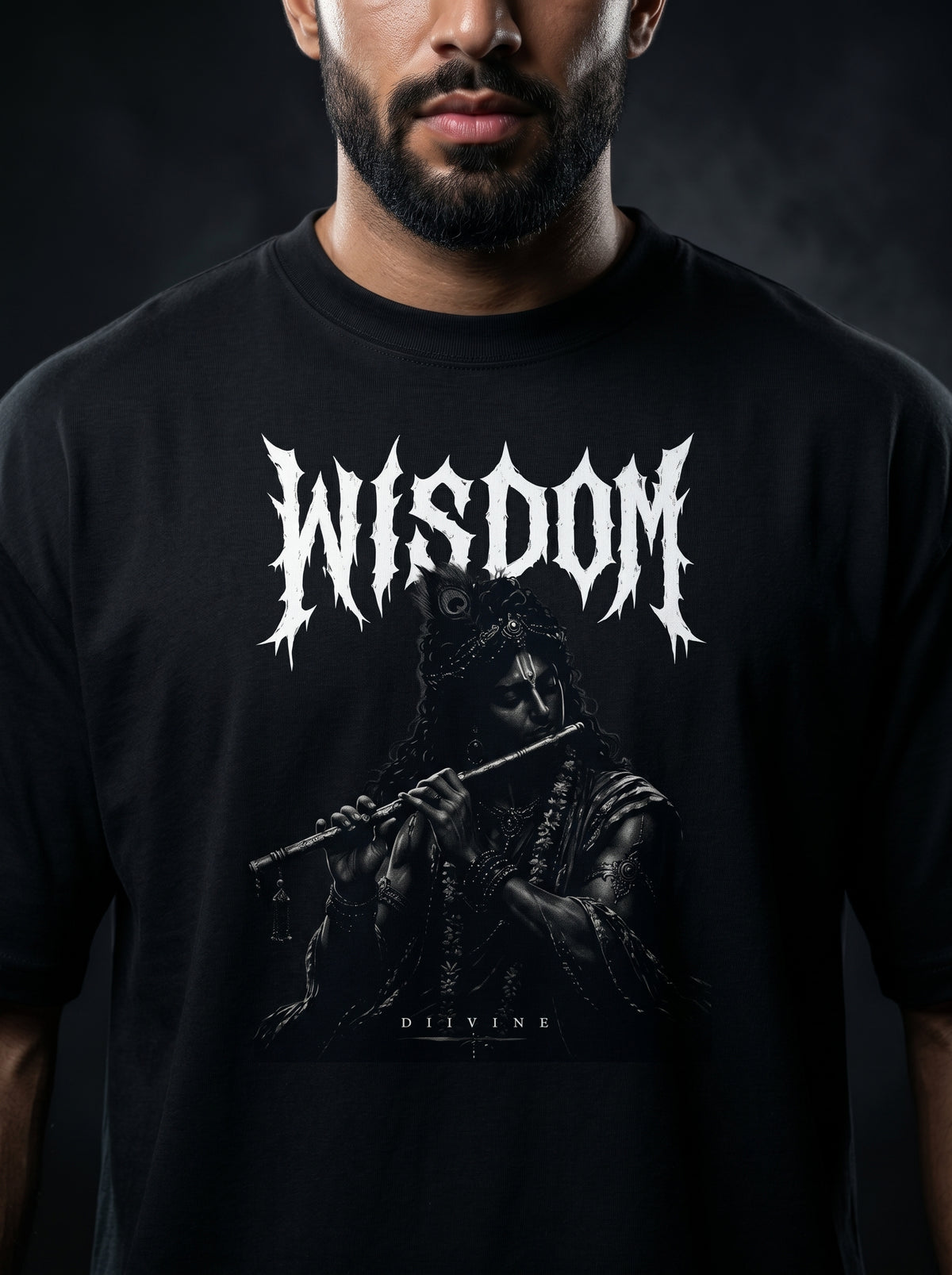 Lord Krishna Divine Collection Unisex Oversized  T-Shirt