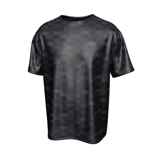 Black Wool Textured Unisex T-Shirt